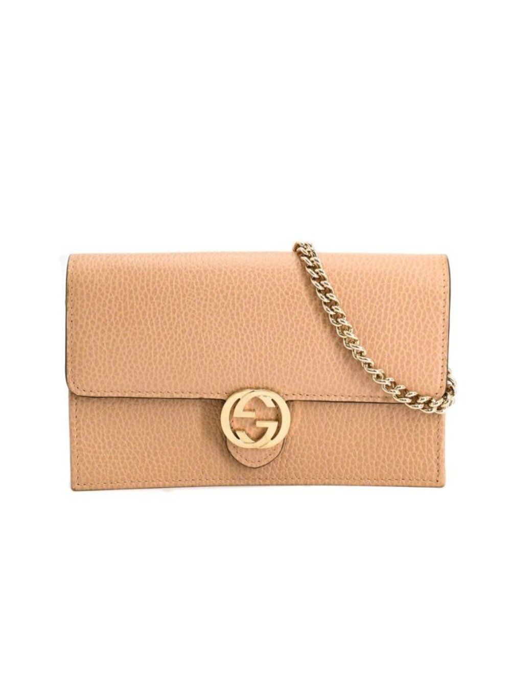 Gucci Chain Wallet Interlocking Shoulder Bag